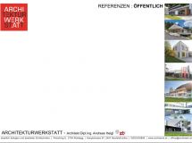 Architekturwerkstatt - Referenzen - Öffentliche Bauten Stand 2024