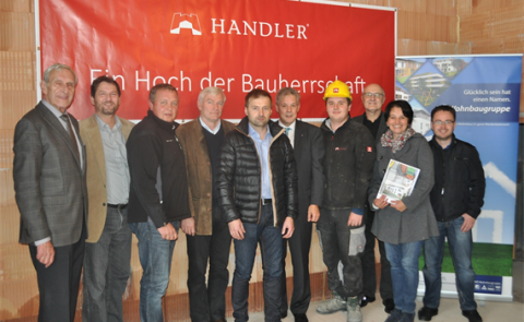 Gleichenfeier Wohnhausanlage Warth / Blumenweg Gleichenfeier Wohnhausanlage Warth / Blumenweg