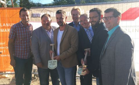 Spatenstich Wohnhausanlage und betreutes Wohnen Hainfeld