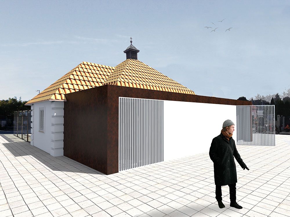 erweiterung friedhofskapelle neufeld an der leitha