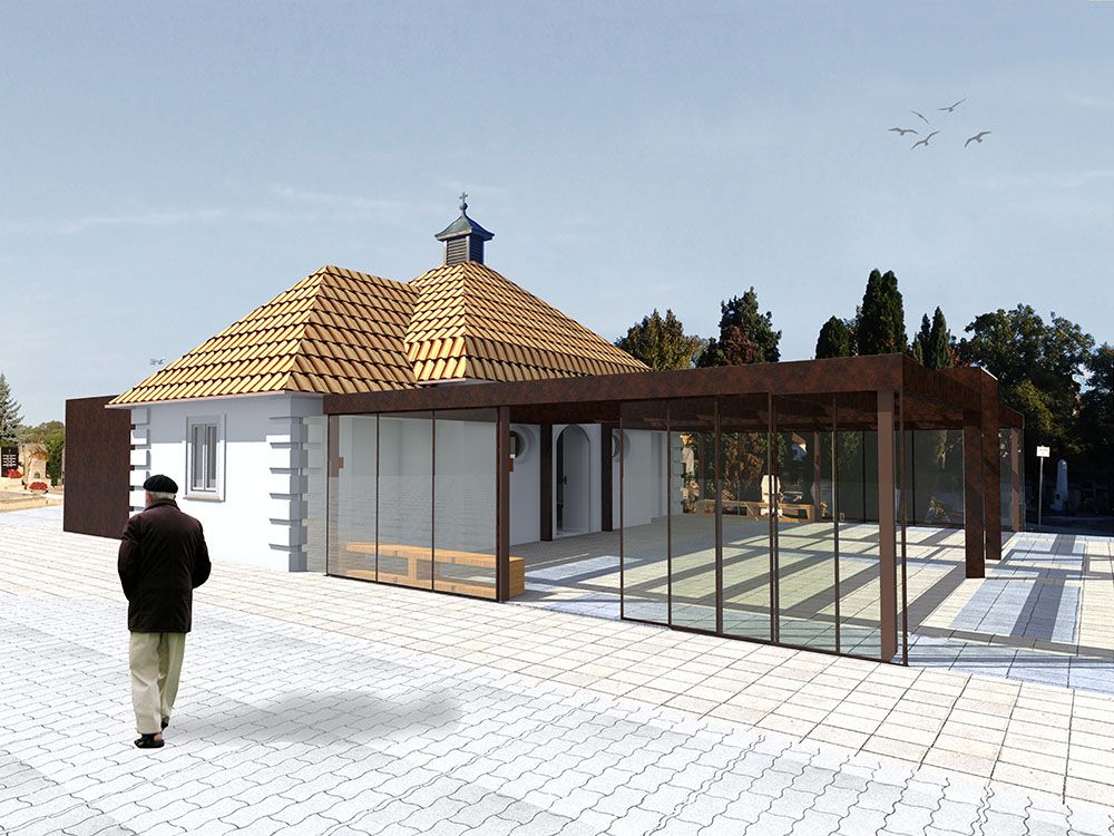 erweiterung friedhofskapelle neufeld an der leitha